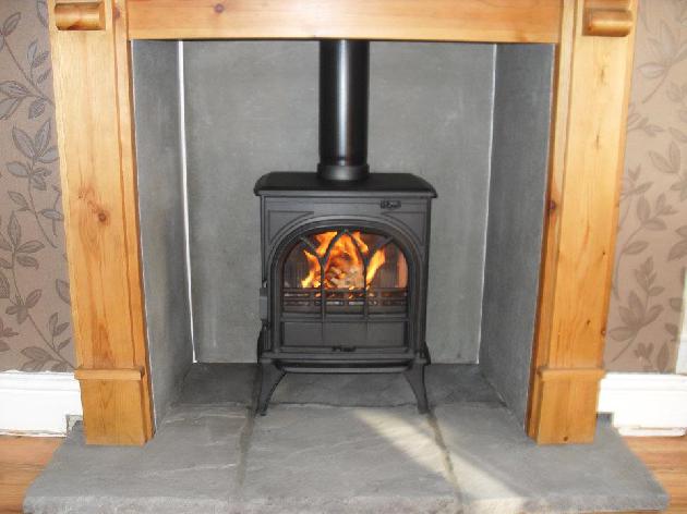 Multifuel stove installation in Accrington