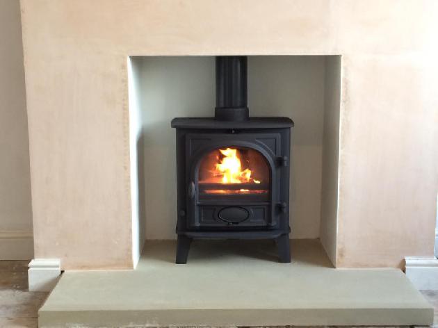 Wood burning stove installation in Oswaldtwistle